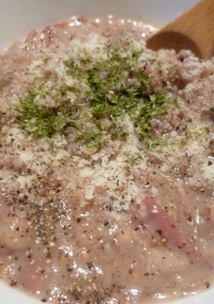 マクロビ☆押し麦と雑穀の豆乳リゾット-レシピのメイン写真