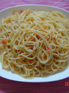 明太子とぬか漬けのパスタ-レシピのメイン写真