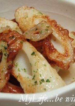 もう1品☆ちくわのバターでペペロンチーノ-レシピのメイン写真