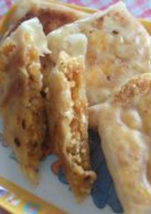 柿の種入り焼きﾜﾝﾀﾝ-レシピのメイン写真