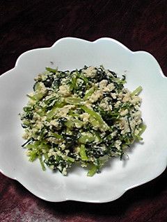 水菜の白和え-レシピのメイン写真