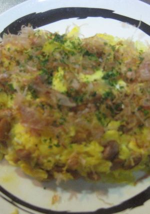 納豆オムレツ-レシピのメイン写真