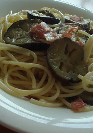 なすとベーコンのスパゲッティ-レシピのメイン写真