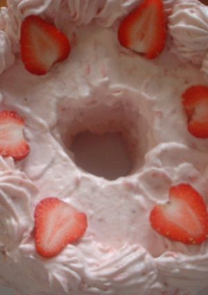 春色～＊*いちごのピンクシフォンケーキ-レシピのメイン写真