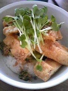 パリパリきつね丼-レシピのメイン写真