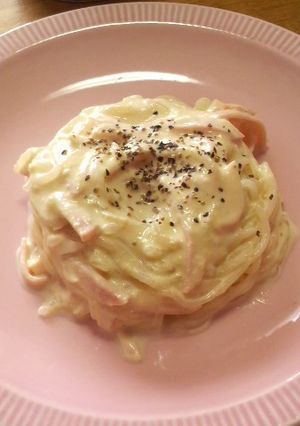 簡単☆糸ｺﾝ+豆腐でｶﾙﾎﾞﾅｰﾗ-レシピのメイン写真