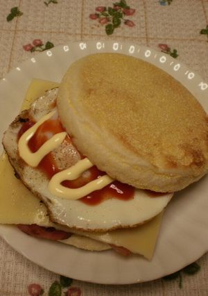 ＊朝食＆昼食にイングリッシュマフィン＊-レシピのメイン写真