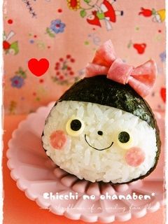 *キャラ弁* 簡単★おにぎりちゃん♥-レシピのメイン写真