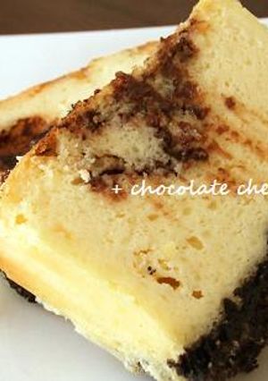 簡単でもお店の味☆ﾁｮｺ ﾁｰｽﾞｹｰｷ-レシピのメイン写真