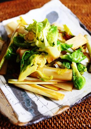 春野菜のメープル醤油炒め。-レシピのメイン写真