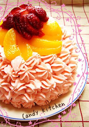 パーティーに♪レアチーズドームケーキ☆-レシピのメイン写真