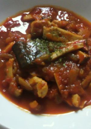 鶏ささみのトマト煮-レシピのメイン写真