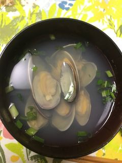 簡単☆白だしであさりのお吸い物☆蛤でも-レシピのメイン写真