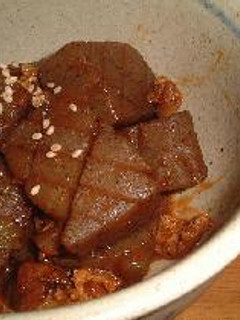 ごはんがすすむ!こんにゃくの味噌煮-レシピのメイン写真