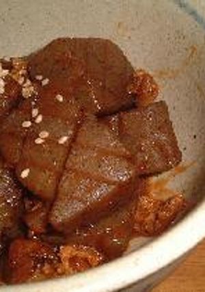 ごはんがすすむ！こんにゃくの味噌煮-レシピのメイン写真