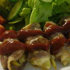 รูปของ ✿豚肉のポテチーズ巻き✿