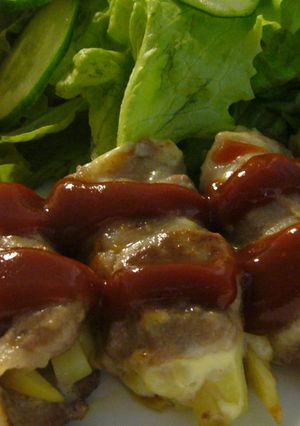 ✿豚肉のポテチーズ巻き✿-レシピのメイン写真
