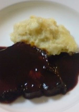キハチ風『豚の赤ワインソース煮込み』♪-レシピのメイン写真