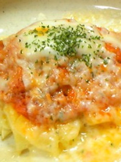 ポテトとミートソースのチーズ焼き-レシピのメイン写真