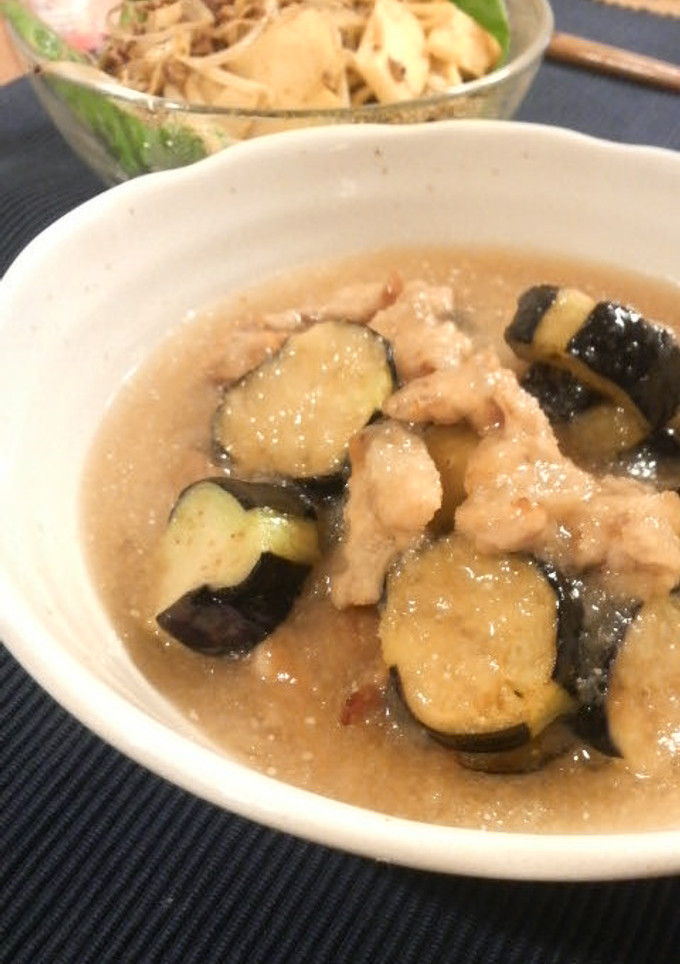 豚と茄子のみぞれ餡掛け-レシピのメイン写真