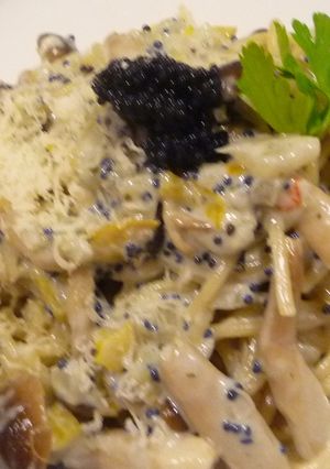 キャビアのクリームパスタ-レシピのメイン写真