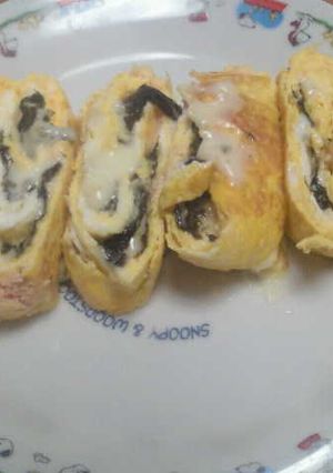 明太チーズのり♪たまご焼き♪-レシピのメイン写真