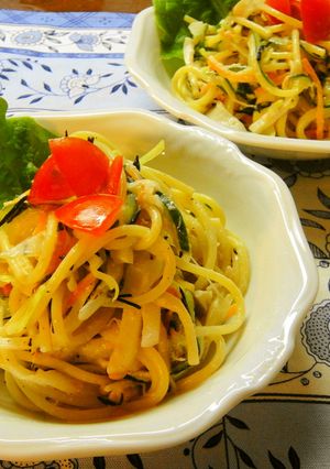 たぁ～っぷり野菜のサラスパ♪-レシピのメイン写真