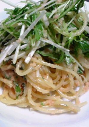 杏な明太子パスタ-レシピのメイン写真