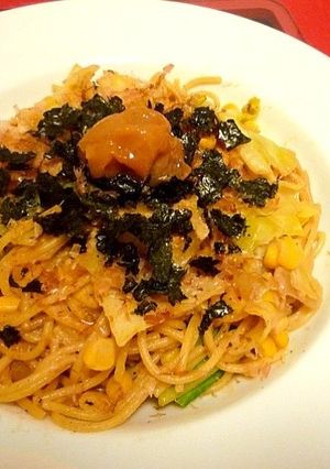 残り物で作る簡単バター醤油マヨパスタ☆-レシピのメイン写真