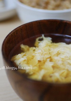 簡単でおいしいかき玉のお味噌汁♪-レシピのメイン写真