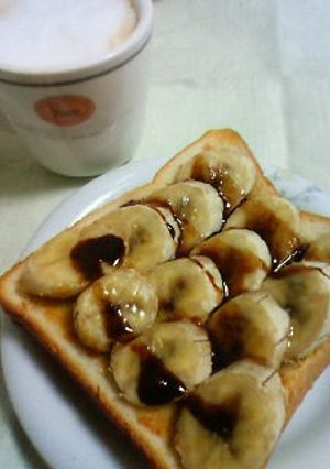 ♡Sweet♡チョコバナナきな粉トースト-レシピのメイン写真