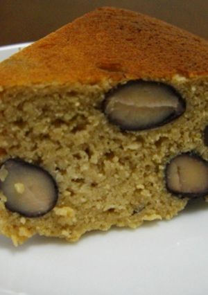 炊飯器で黒豆入りおからケーキ　ノンオイル-レシピのメイン写真