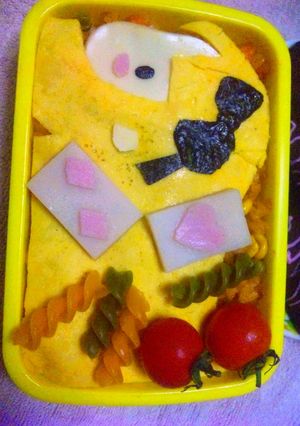 キャラ弁★不思議の国のアリス風女の子★-レシピのメイン写真