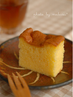 ホットケーキミックスで簡単カステラ-レシピのメイン写真