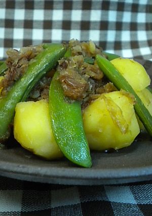 新じゃがとスナップえんどうのおかか煮-レシピのメイン写真