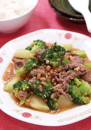牛肉とブロッコリーのすっきり麻婆納豆-レシピのメイン写真