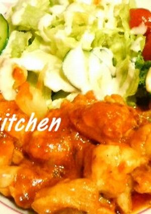 チキンのトマト＆バジル焼き-レシピのメイン写真