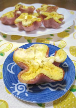 クリームチーズとトマトのオムレツカップ♡-レシピのメイン写真
