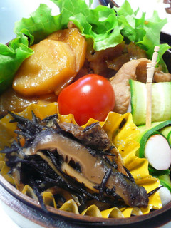 お弁当:豚肉とジャガイモの甘辛炒め-レシピのメイン写真