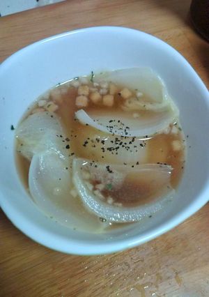 超簡単新たまねぎスープ-レシピのメイン写真