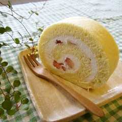 รูปของ ふわっとかる～いシフォンロールケーキ♥