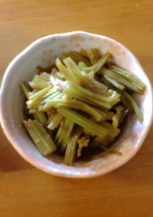 やわらかくて苦くない！葉ごぼうきんぴら-レシピのメイン写真