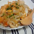 しゃき甘な新玉葱とジュワ〜油あげ玉トロ丼