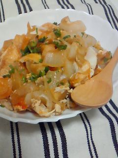 しゃき甘な新玉葱とジュワ〜油あげ玉トロ丼-レシピのメイン写真