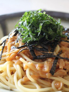 とっても簡単!バター風味のなめ茸パスタ-レシピのメイン写真