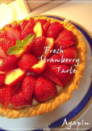 フレッシュいちごのタルト+*タルト生地編-レシピのメイン写真