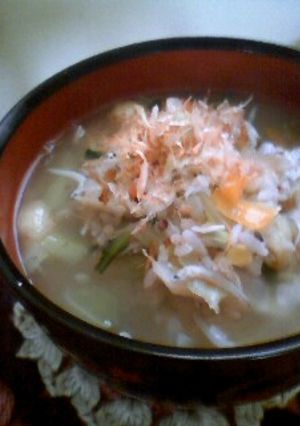 彩り野菜の健康おじや-レシピのメイン写真