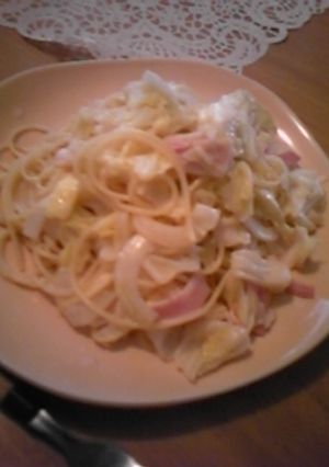 ランチに☆春キャベツとベーコンのパスタ-レシピのメイン写真