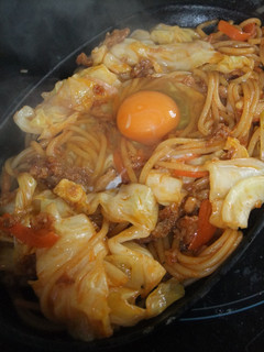 できたて熱々~♪鉄板焼きそば風パスタ-レシピのメイン写真