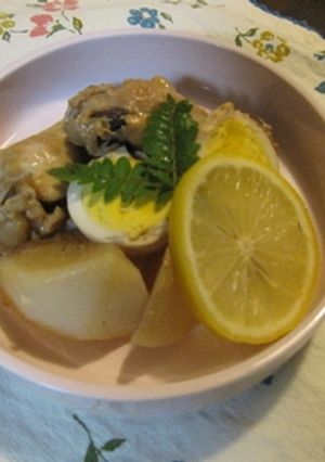 手羽元のレモンしょうゆ煮-レシピのメイン写真